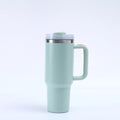 1200ML Adventure Travel Mug with Handle & Straw Light Green / 1200ml