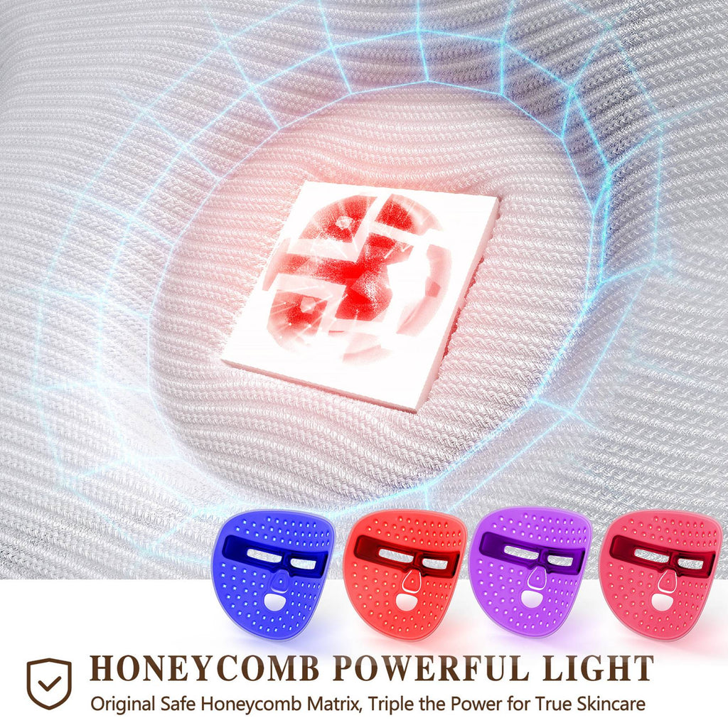 CodedLuxe HelloFace LED Radiance Mask–Premium Red Light Therapy for Home & Travel