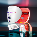 CodedLuxe HelloFace LED Radiance Mask–Premium Red Light Therapy for Home & Travel