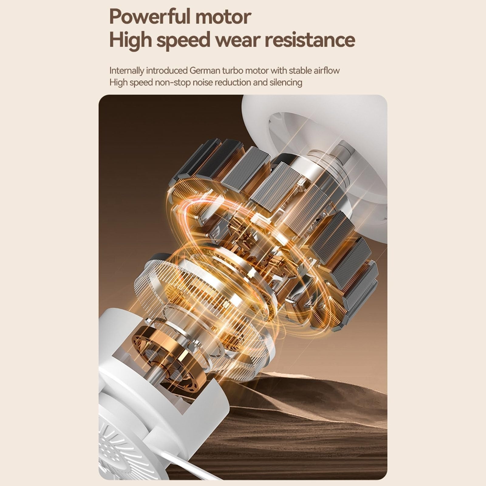 Premium Multi-Function Portable Fan With 3600mAh Battery, LED Light, Mosquito Repellent & Remote Control