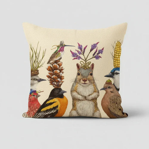 Animal Owl Cushion Cover Pillowcase (No Pillow Included) 3 Style / 45x45cm