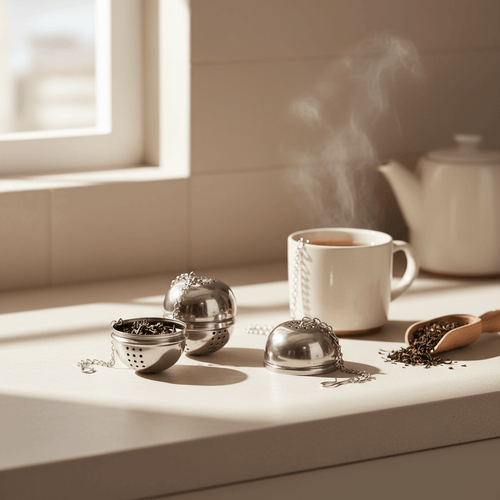 AromaSphere Stainless Tea & Spice Infuser Silver