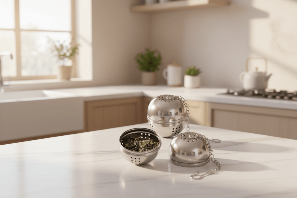 AromaSphere Stainless Tea & Spice Infuser Silver