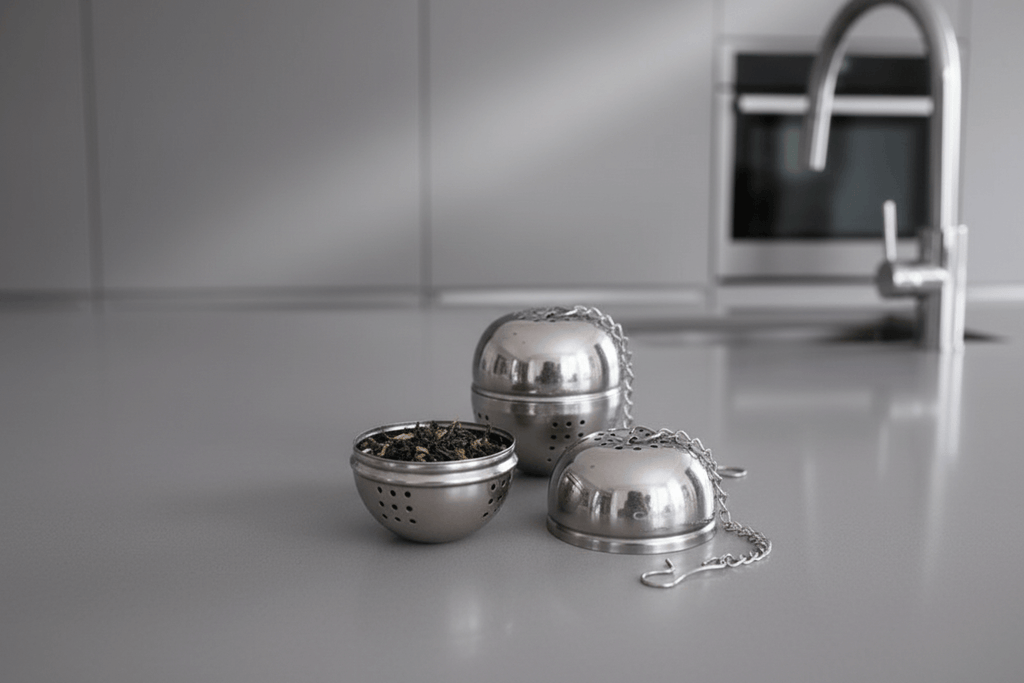 AromaSphere Stainless Tea & Spice Infuser Silver