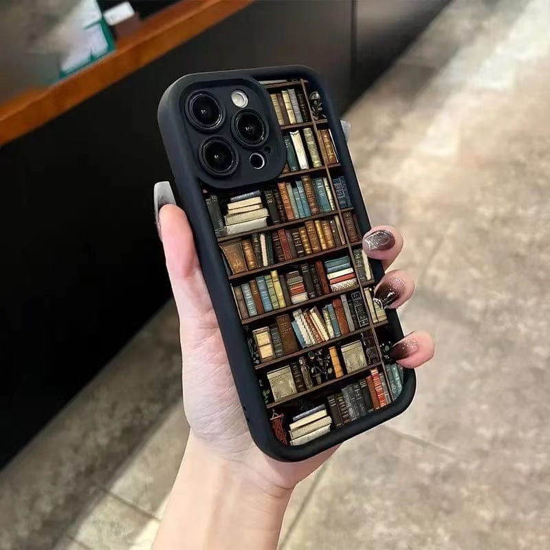 Bookshelf iPhone Silicone Case