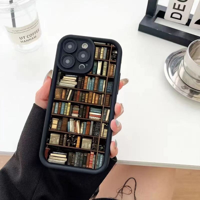 Bookshelf iPhone Silicone Case