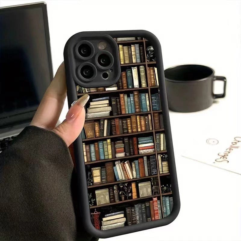 Bookshelf iPhone Silicone Case