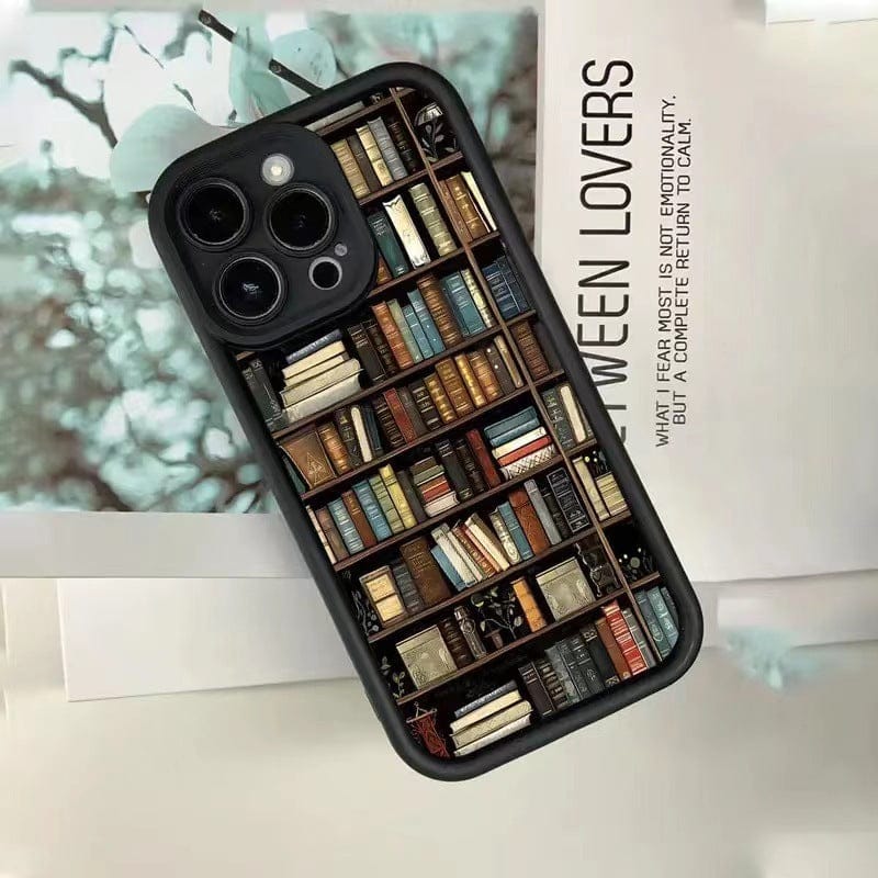Bookshelf iPhone Silicone Case
