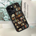 Bookshelf iPhone Silicone Case Black / IPhone11