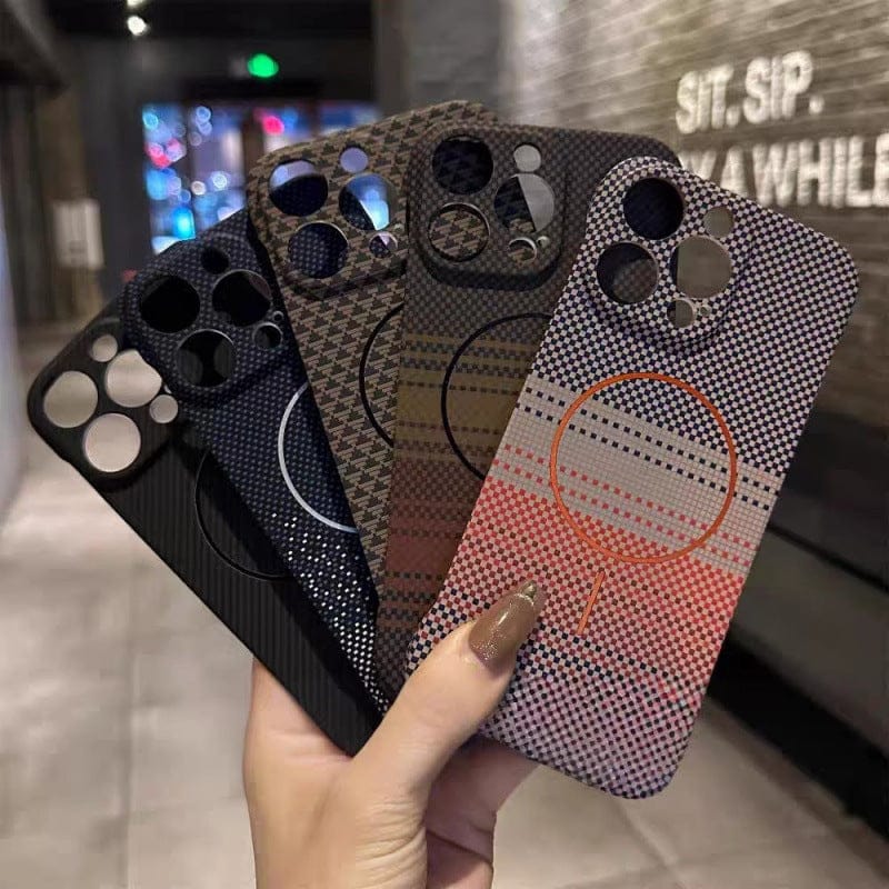 Carbon Fiber Magnetic Custom Case