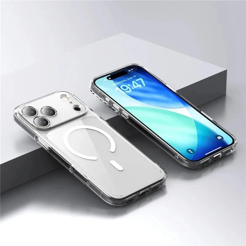 Clear Shockproof Magsafe Magnetic Case For iPhone 17 Series Clear / iPhone 17