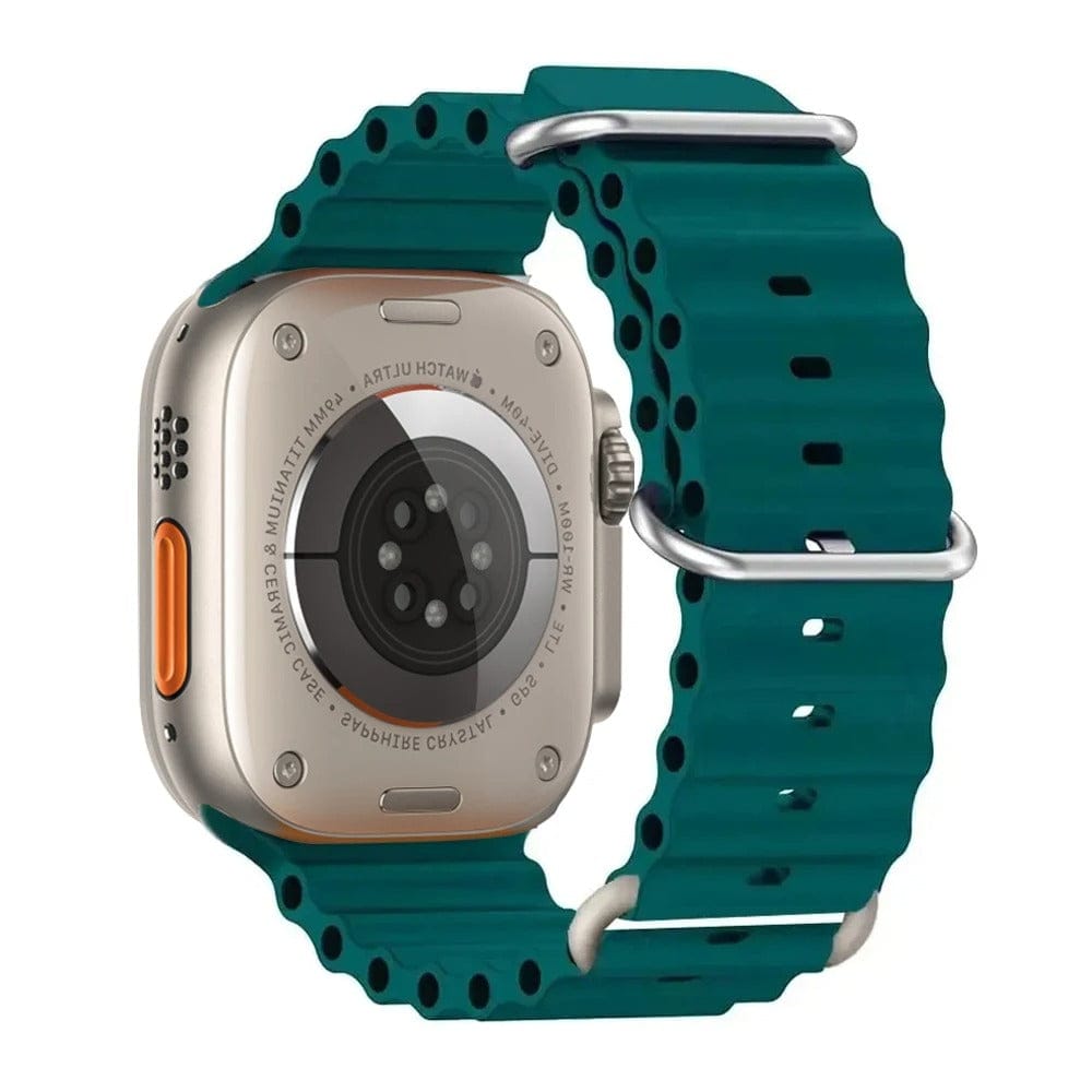 CodedLuxe Premium Ocean Band For iWatch Series Green / S-M: S10-42mm 38 40 41mm
