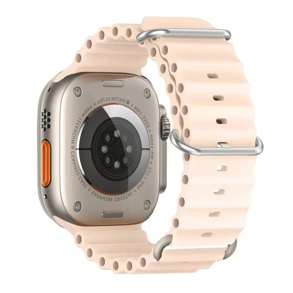 CodedLuxe Premium Ocean Band For iWatch Series light pink / S-M: S10-42mm 38 40 41mm