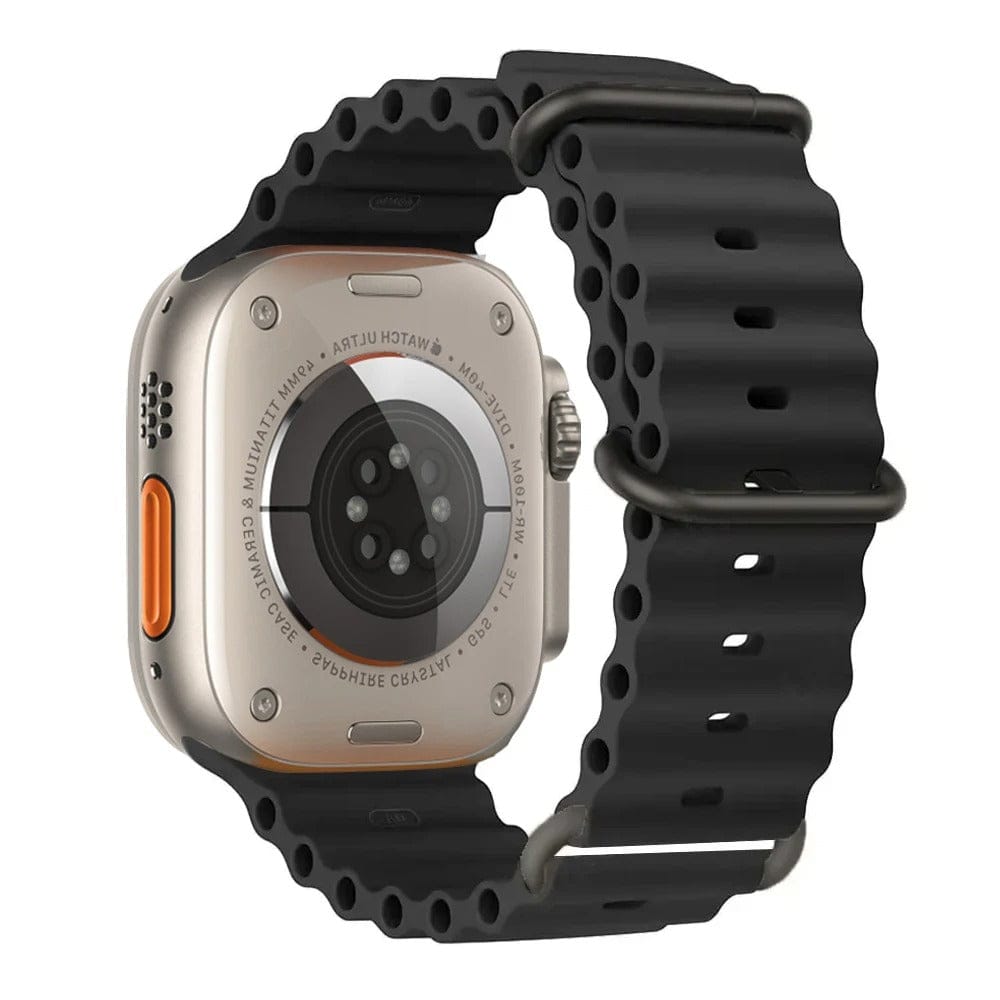 CodedLuxe Premium Ocean Band For iWatch Series Midnight-Black / S-M: S10-42mm 38 40 41mm