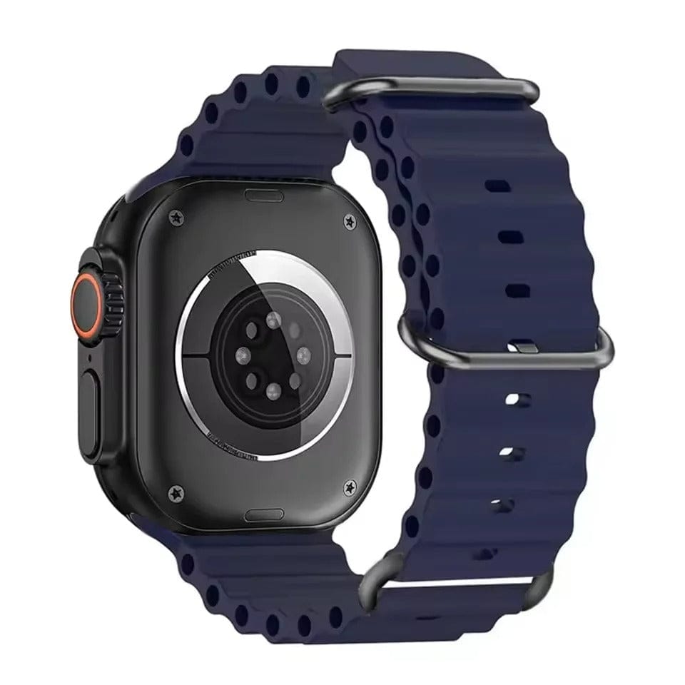 CodedLuxe Premium Ocean Band For iWatch Series Midnight blue-Black / S-M: S10-42mm 38 40 41mm