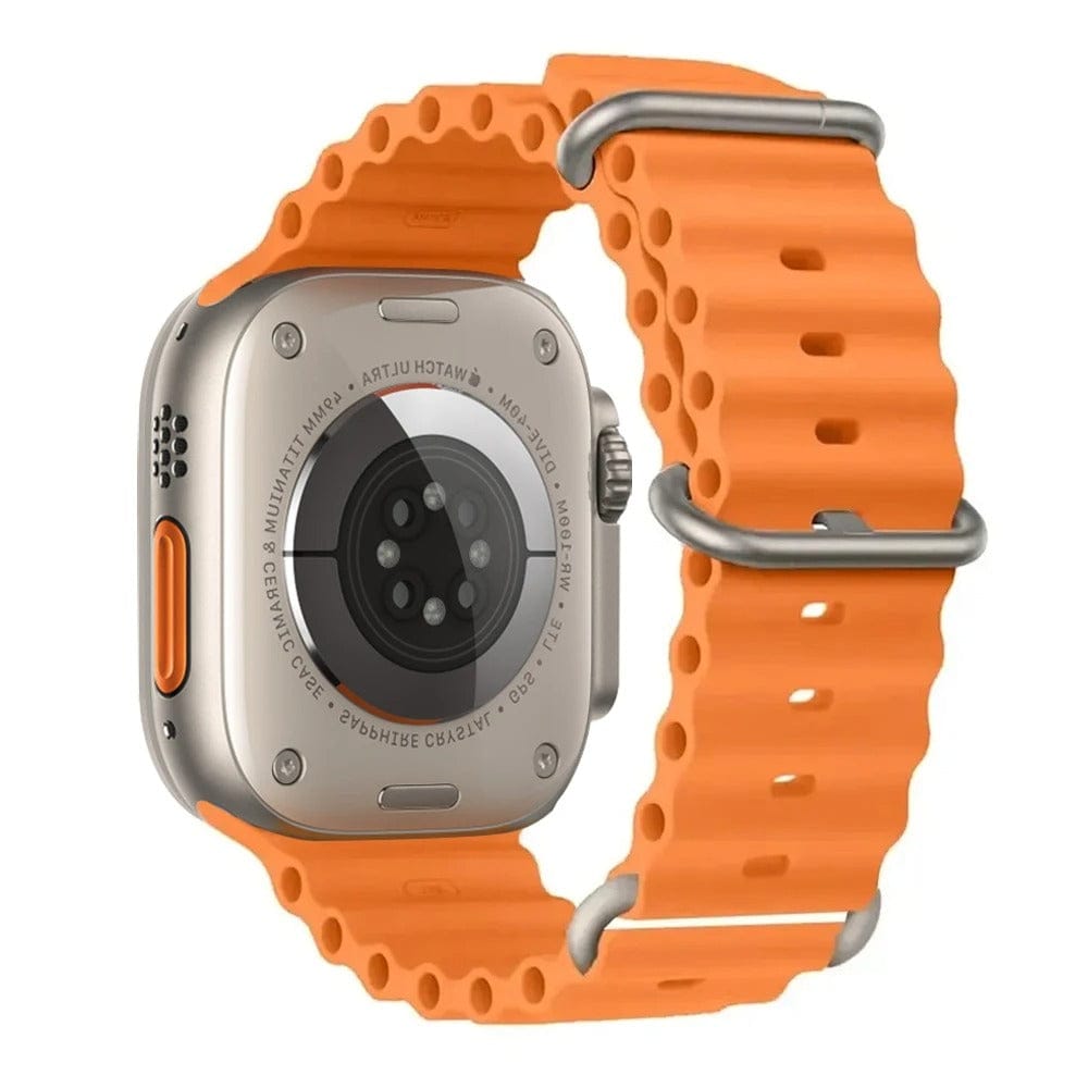 CodedLuxe Premium Ocean Band For iWatch Series Orange / S-M: S10-42mm 38 40 41mm