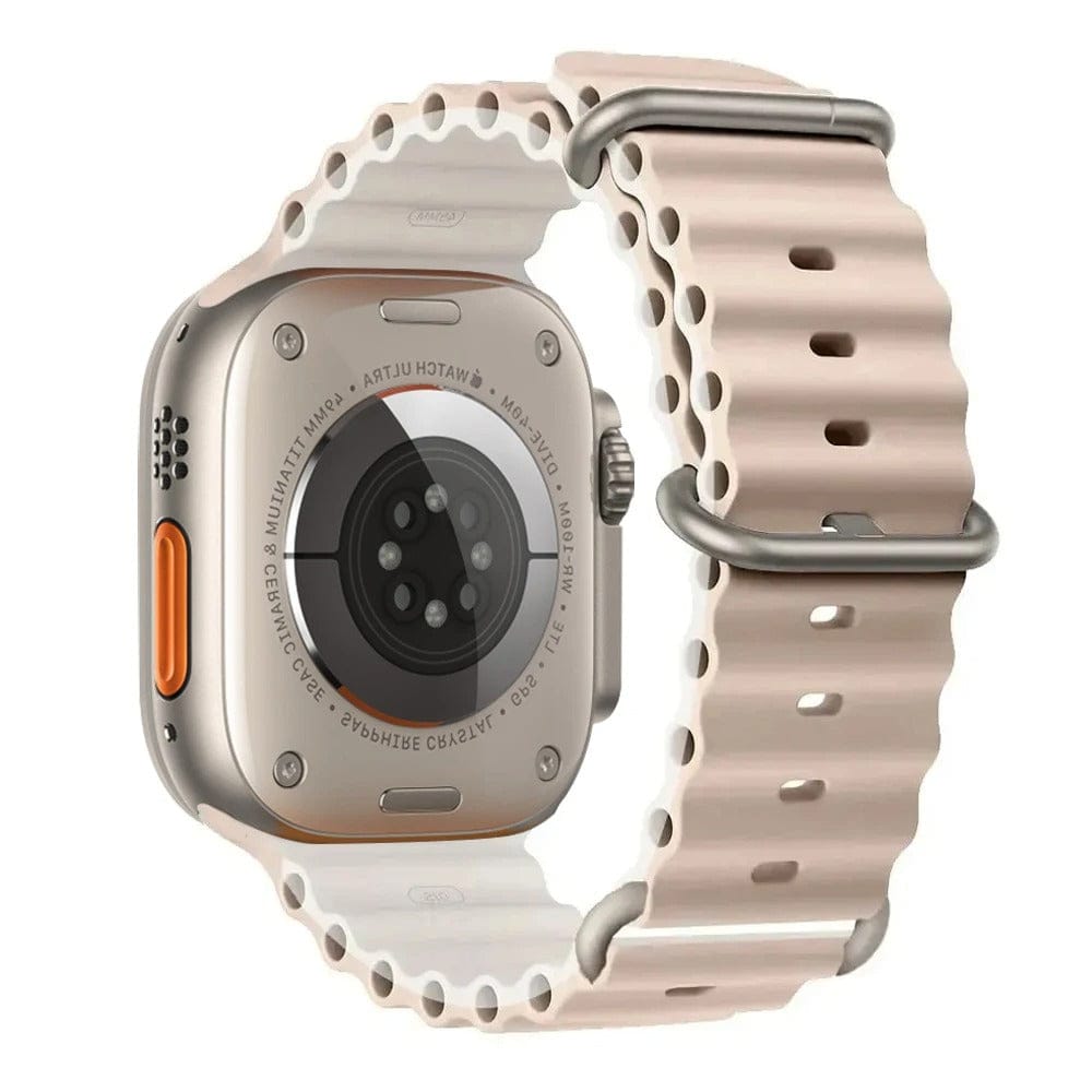 CodedLuxe Premium Ocean Band For iWatch Series pink Sand-Antique / S-M: S10-42mm 38 40 41mm