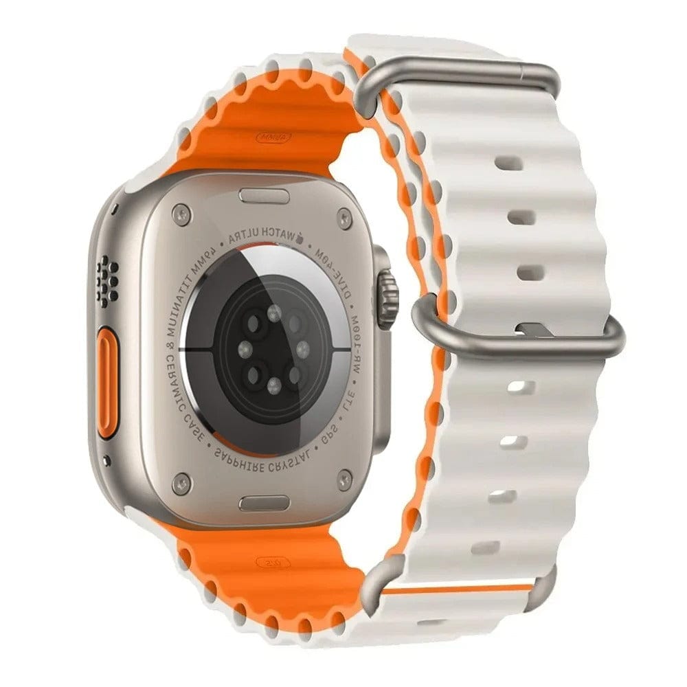 CodedLuxe Premium Ocean Band For iWatch Series Starlight-orange / S-M: S10-42mm 38 40 41mm