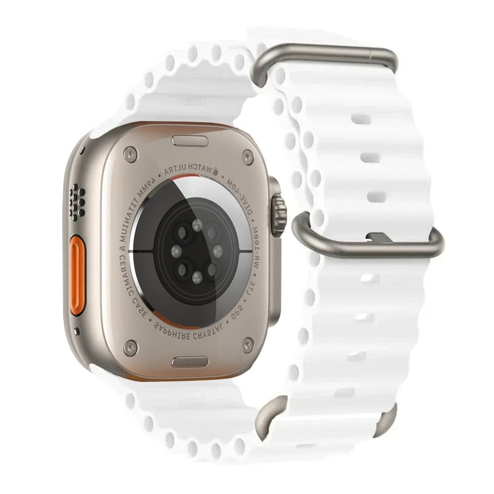 CodedLuxe Premium Ocean Band For iWatch Series White / S-M: S10-42mm 38 40 41mm