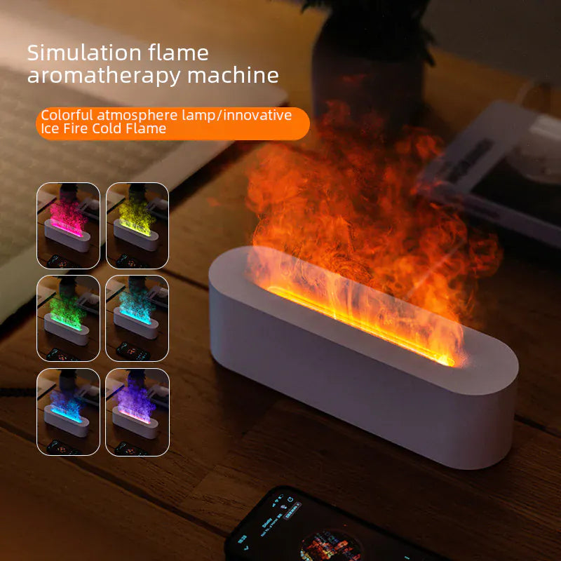 Colorful Flame Aromatherapy Humidifier–for Home