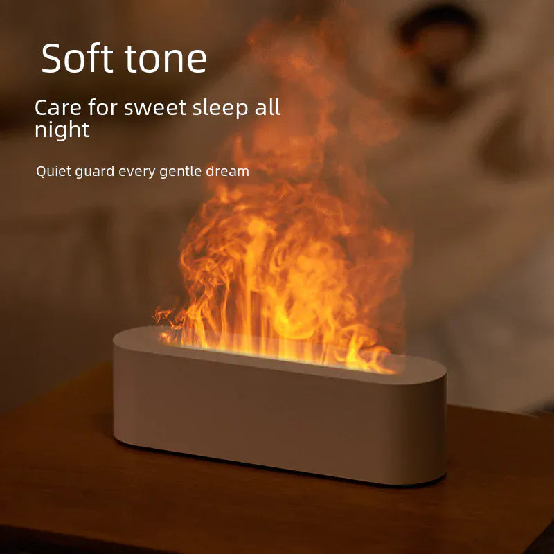 Colorful Flame Aromatherapy Humidifier–for Home
