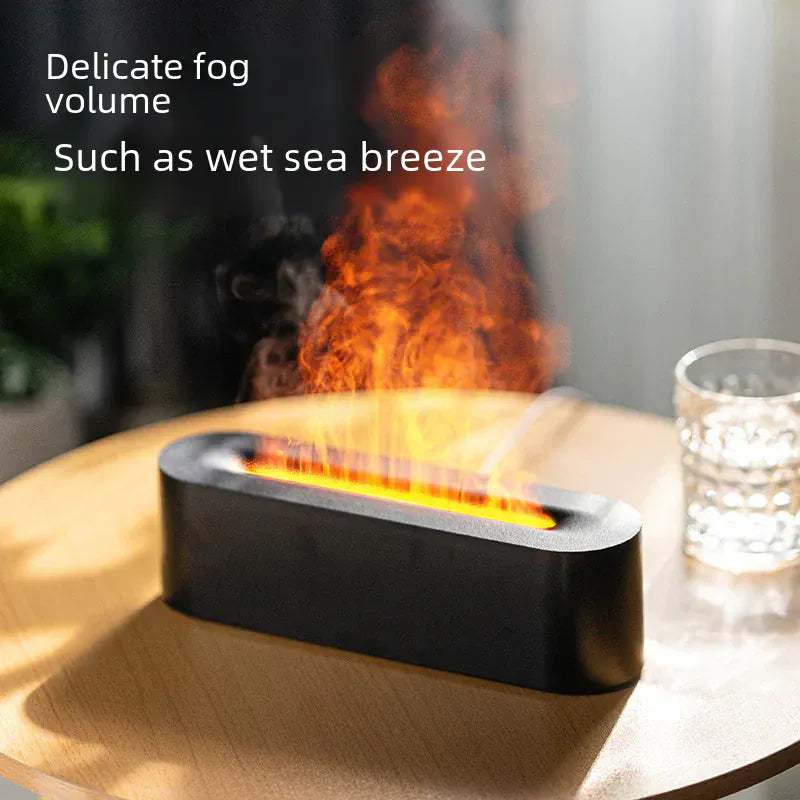 Colorful Flame Aromatherapy Humidifier–for Home