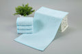 Cotton Towels and Cartoon Face Cloths for Kids and Adults Blue / 50X25cm