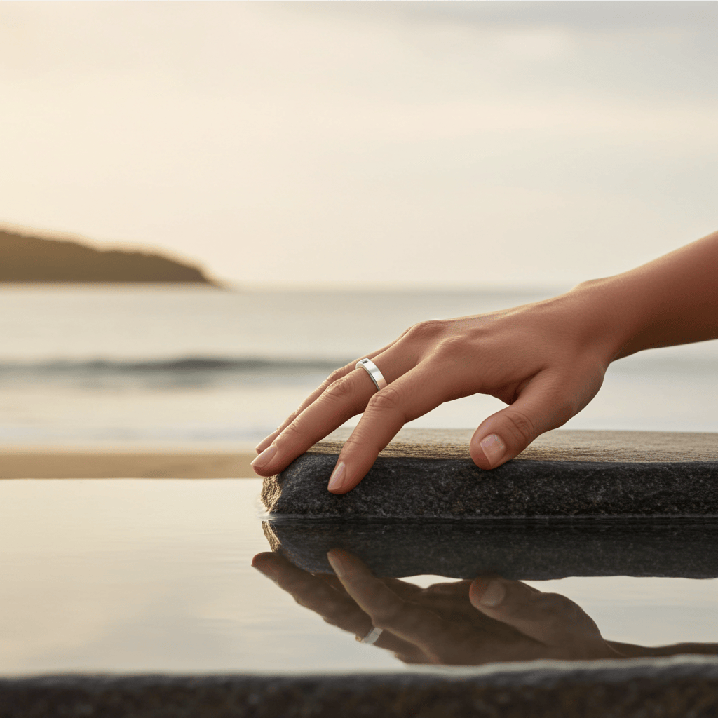Elegant Diamond Smart Ring