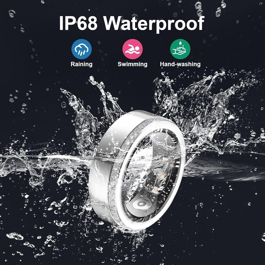 Elegant Diamond Smart Ring