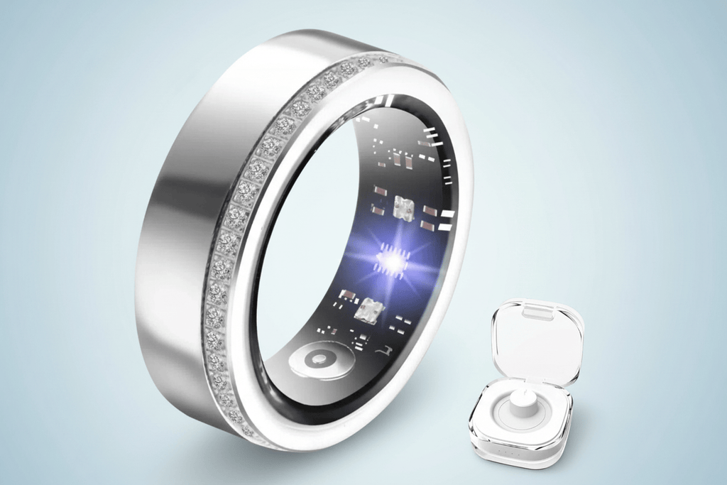 Elegant Diamond Smart Ring Nine