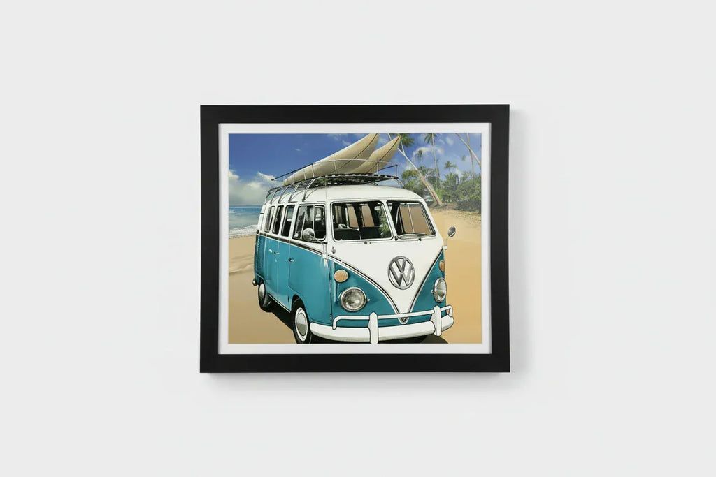 Embroidered Beach Volkswagen Diamond Painting Decor