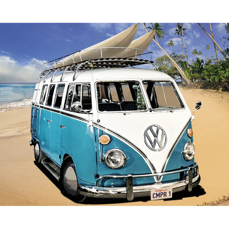 Embroidered Beach Volkswagen Diamond Painting Decor 30x40