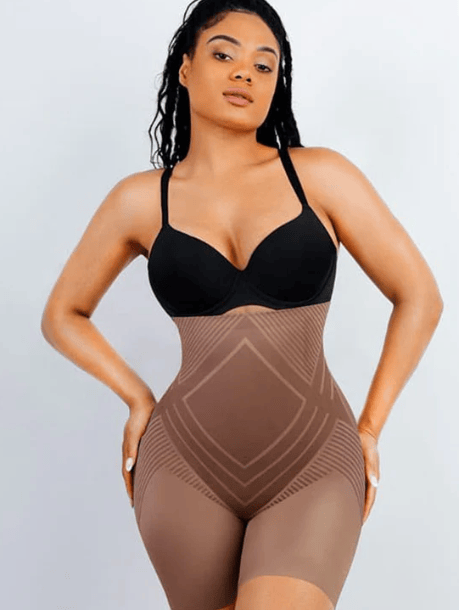 Form-fitting Air-tech Shorts Made From Liquid Spandex Brown / 3XL