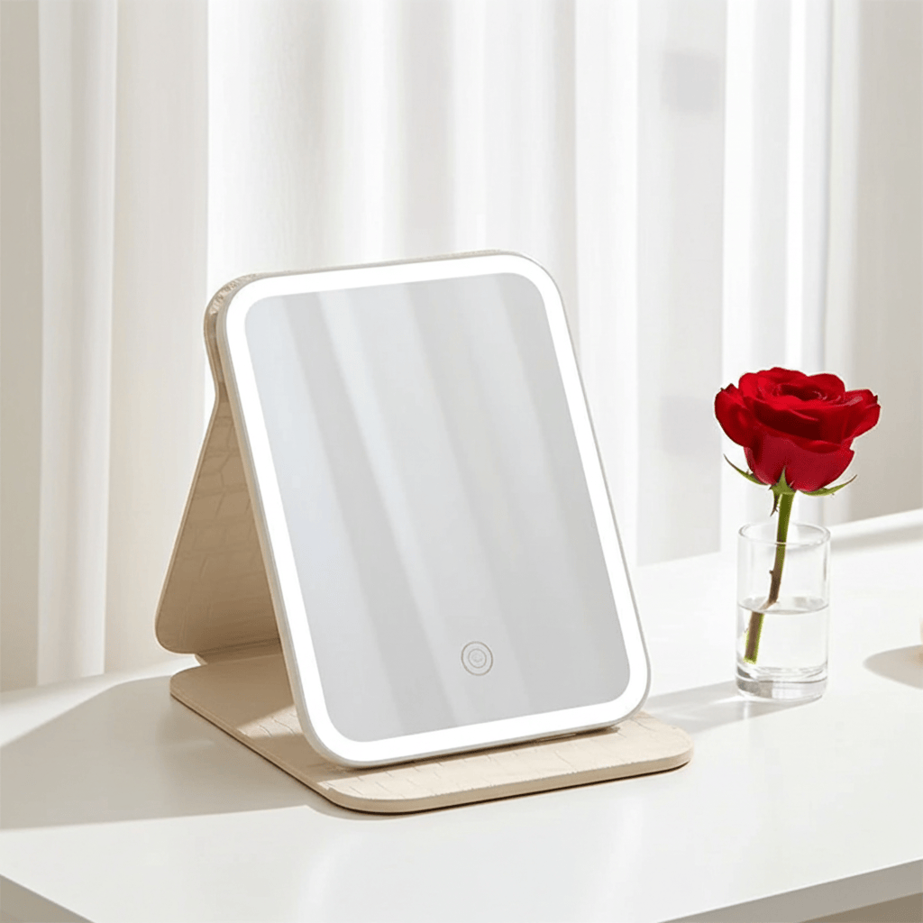 GlowFlex LED Vanity Mirror White / 14X19 CM