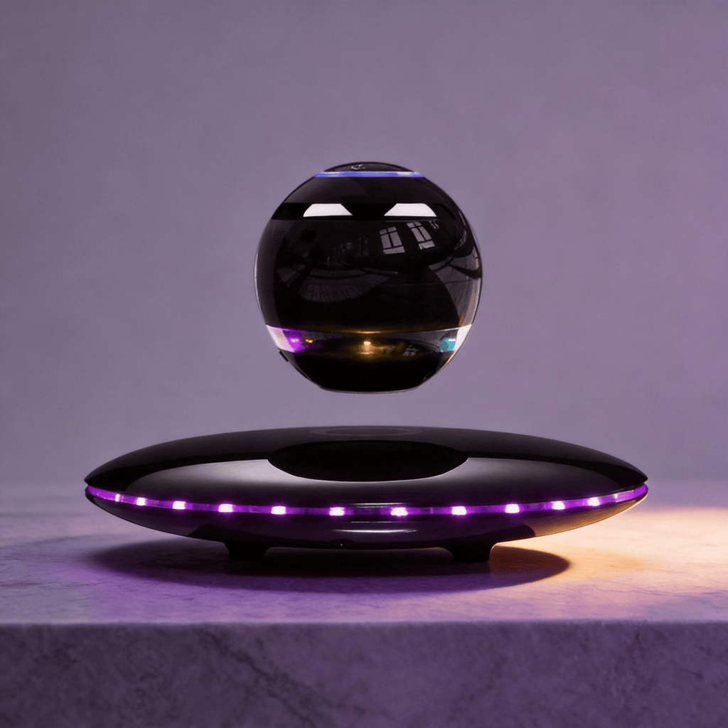 Gravity Orb Levitating Speaker Black