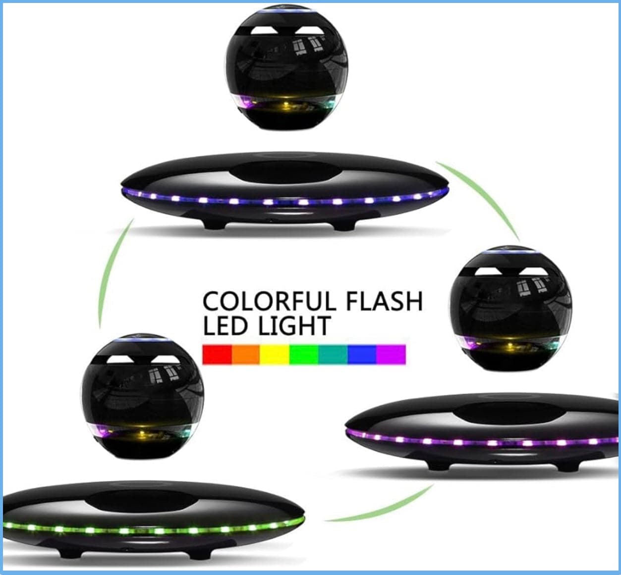 Gravity Orb Levitating Speaker Black