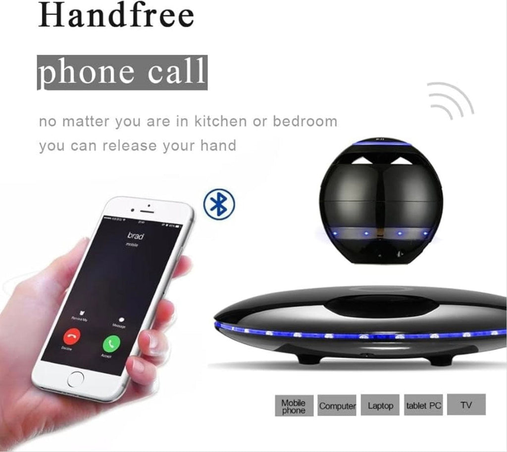 Gravity Orb Levitating Speaker Black
