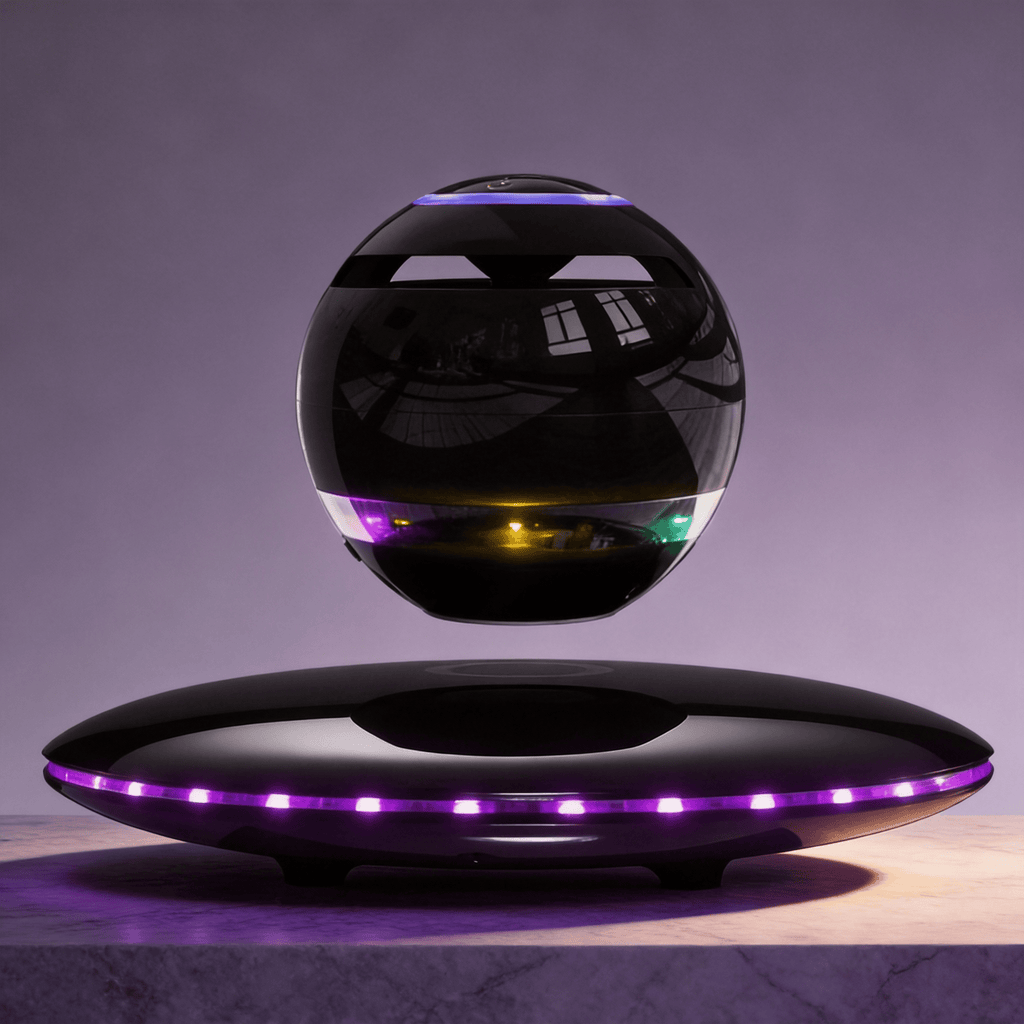 Gravity Orb Levitating Speaker Black