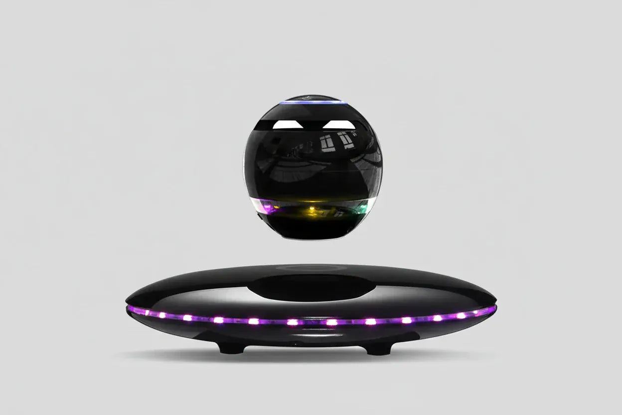 Gravity Orb Levitating Speaker Black