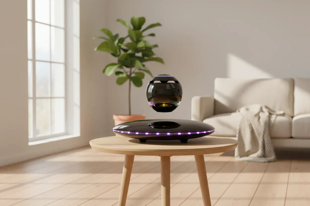Gravity Orb Levitating Speaker Black