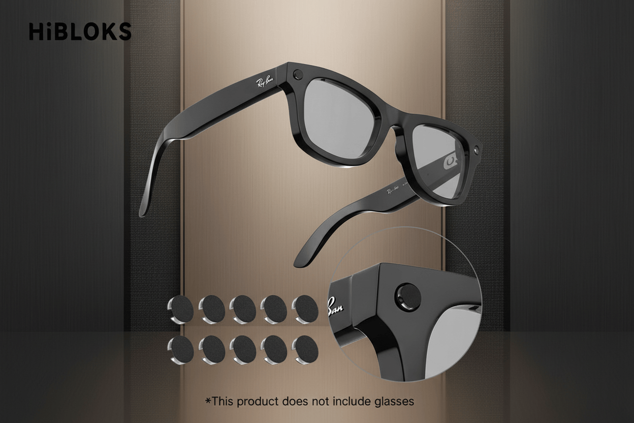 HiBlox AI Shade Enhancer For Ray Ban AI Light Gray