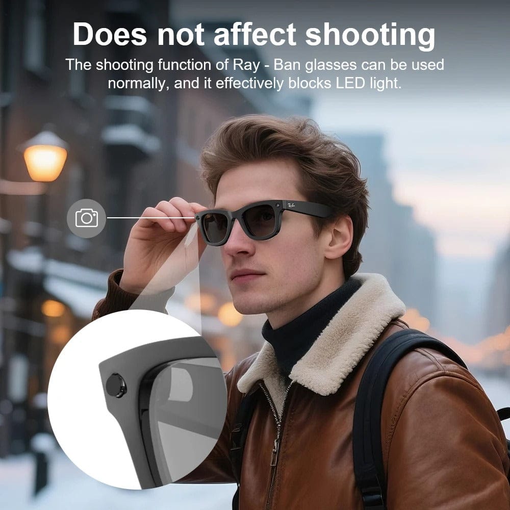 HiBlox AI Shade Enhancer For Ray Ban AI Light Gray