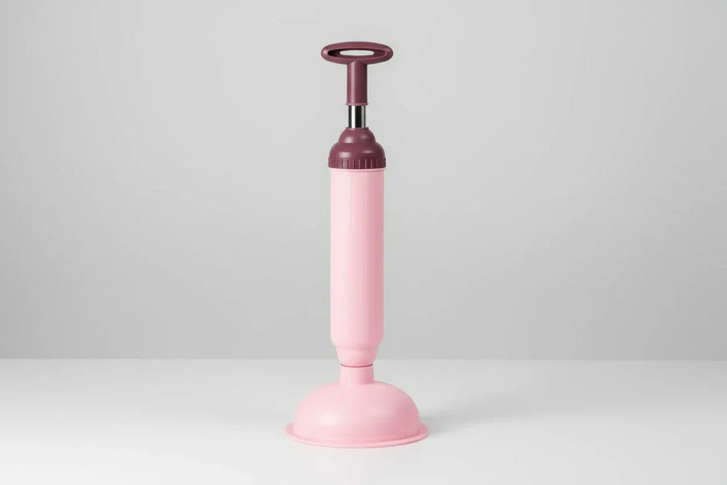 High Pressure Toilet Plunger for Bathroom & Kitchen Use Pink