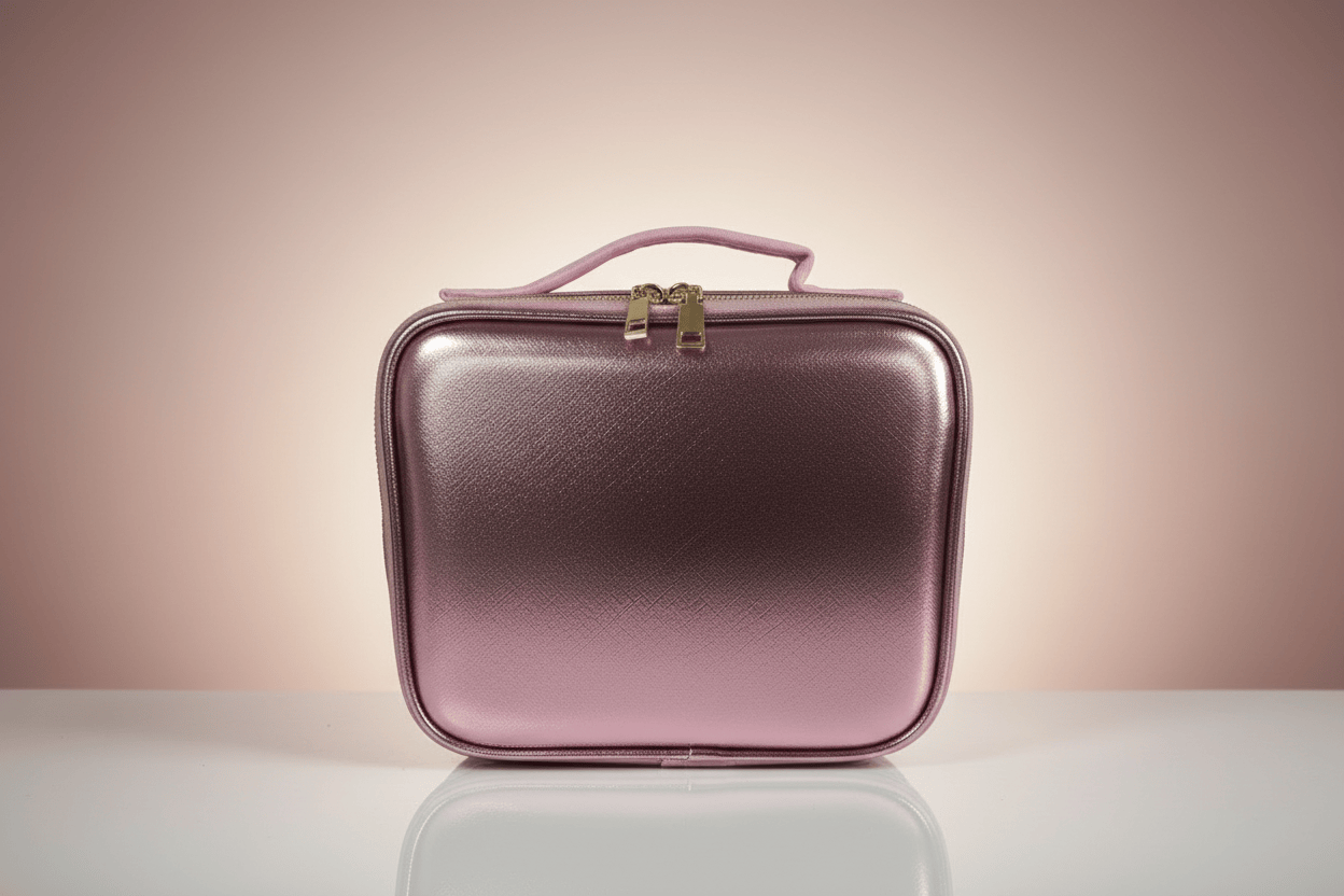 LuxeGlow Travel LED Cosmetic Bag Rose Gold / Single pack