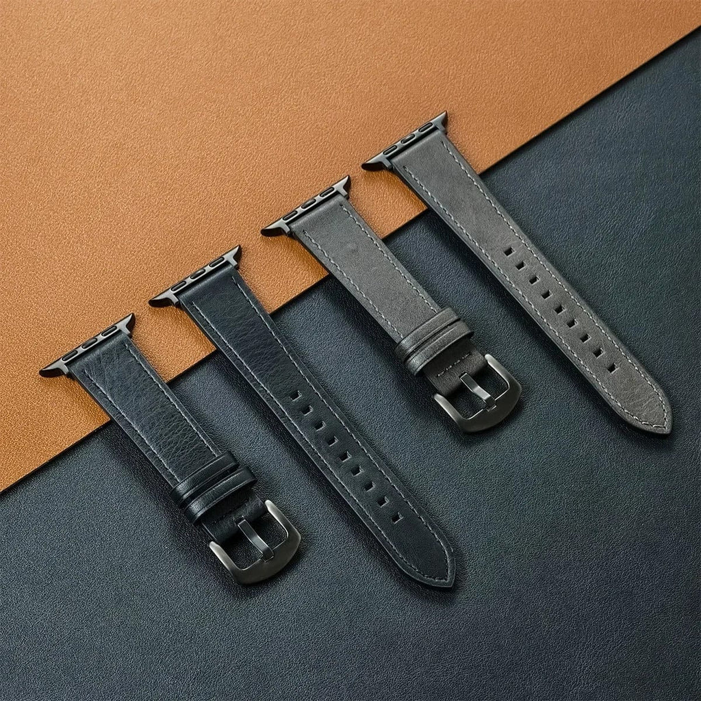 Luxury Full Grain Leather Apple Watch Ultra Band