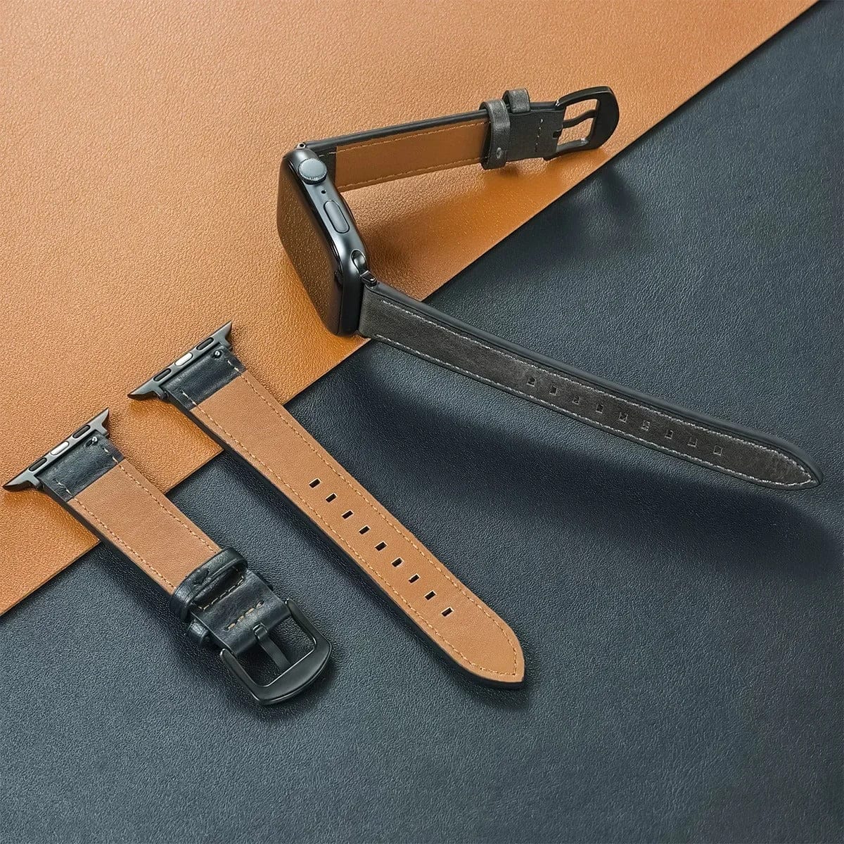 Luxury Full Grain Leather Apple Watch Ultra Band