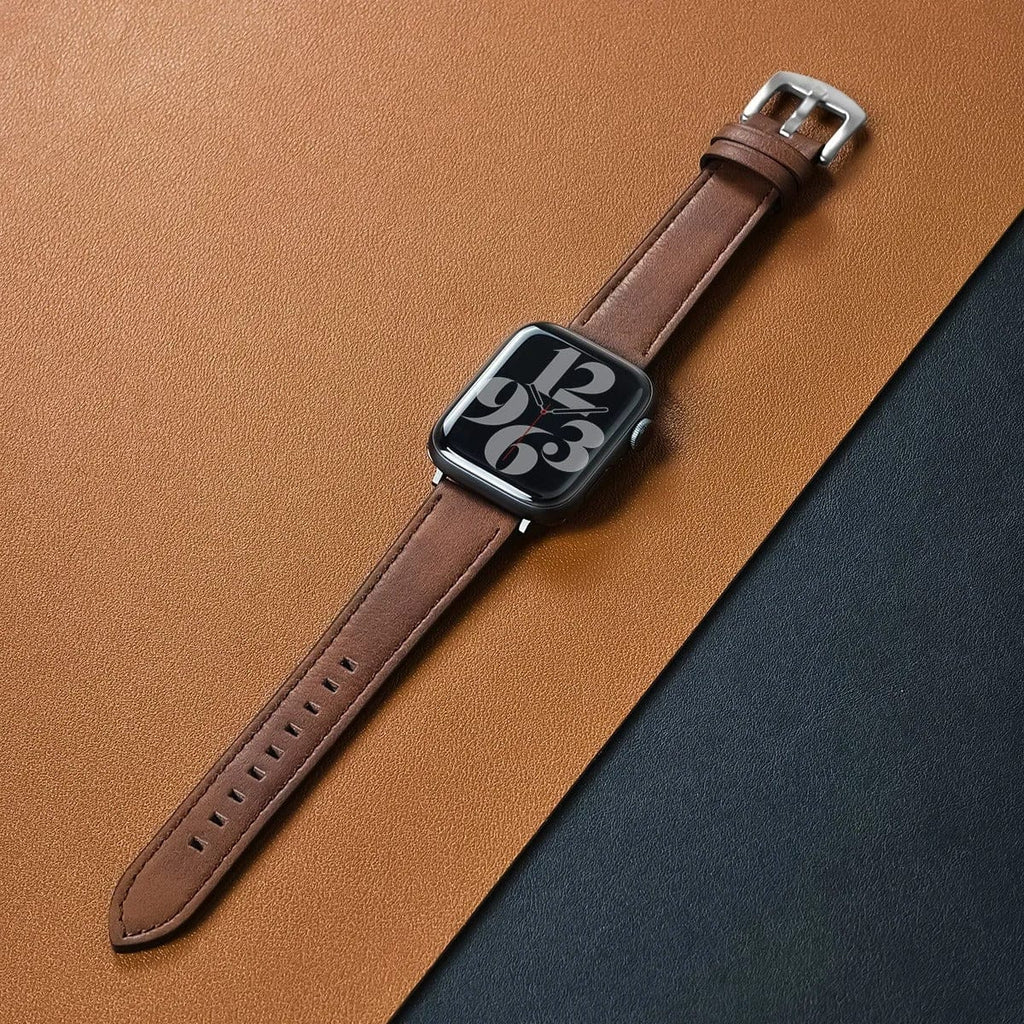 Luxury Full Grain Leather Apple Watch Ultra Band