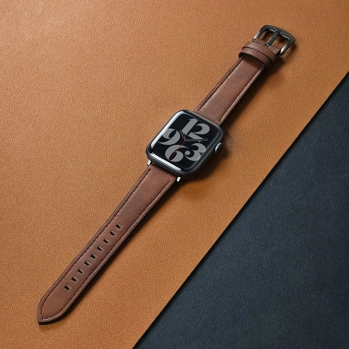 Luxury Full Grain Leather Apple Watch Ultra Band