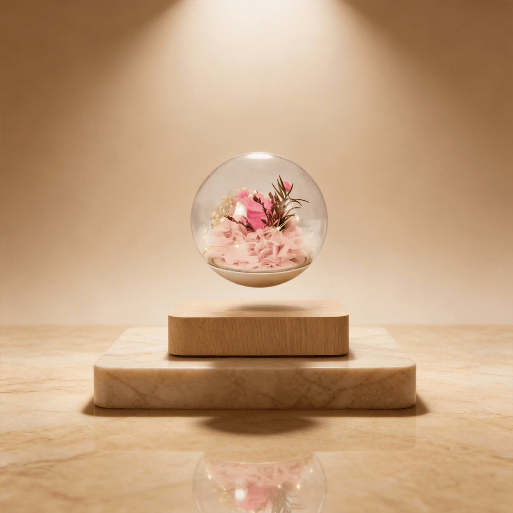 Magnetic Levitating Flower Ornament