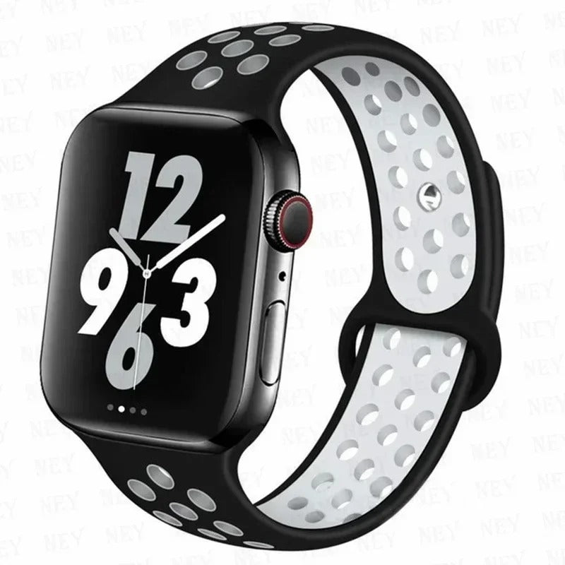 CodedLuxe Unisex Silicone Sport Band for Apple Watch Ultra 2 and Series 11/10/9/8/se/7/6/5/4/3